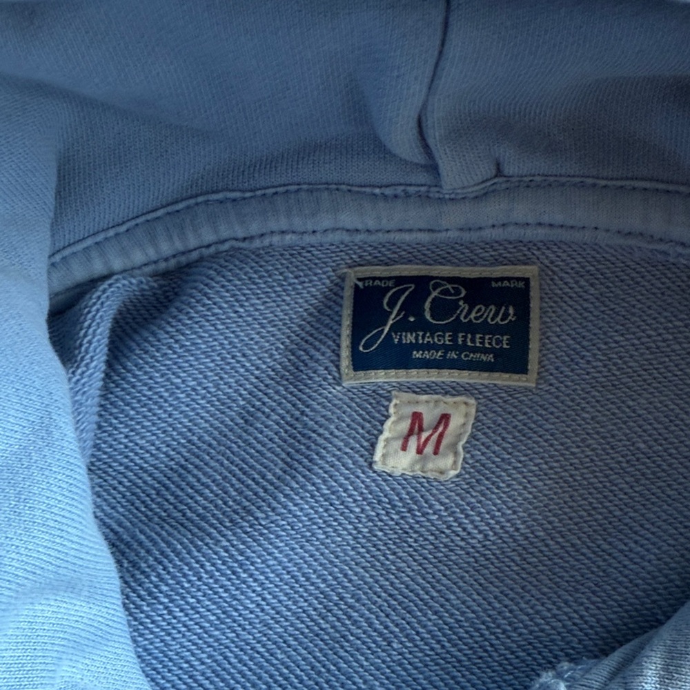 J. Crew Light Blue Hoodie - Picture 2 of 5